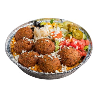 4. Falafel Rice Platter